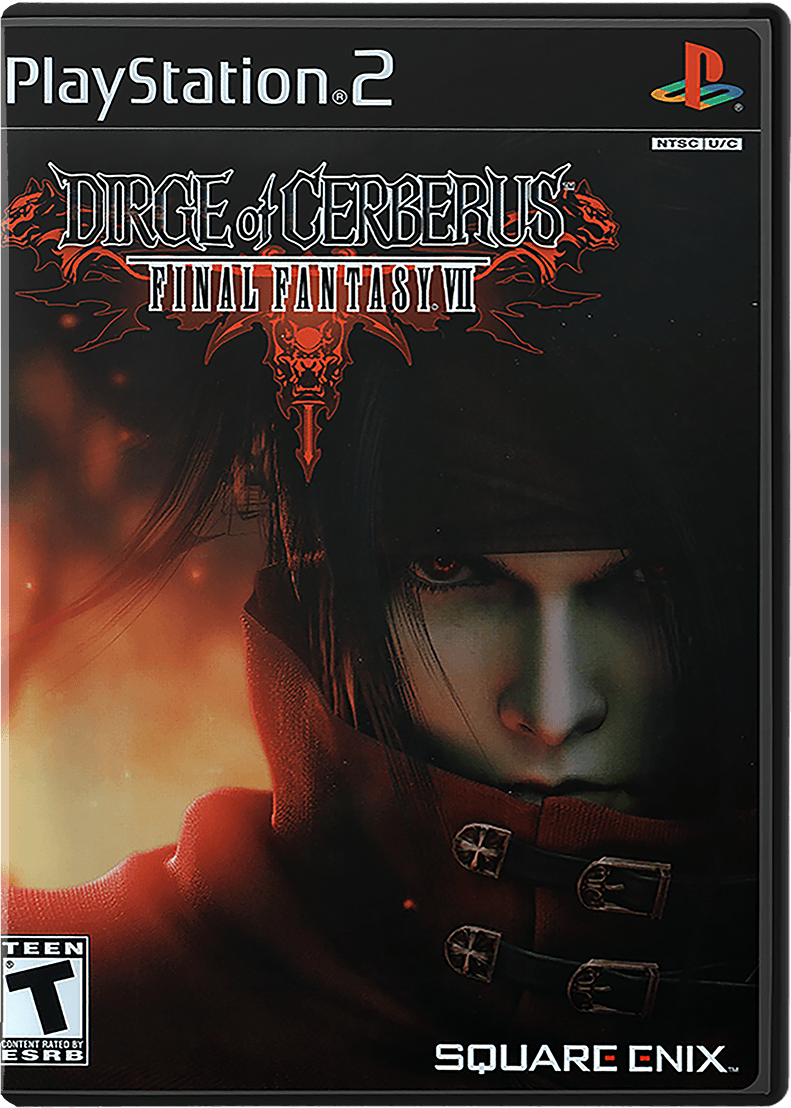 Final Fantasy VII Dirge of Cerberus box art for Playstation 2